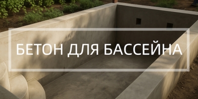 Бетон для бассейна в Нижнем Новгороде